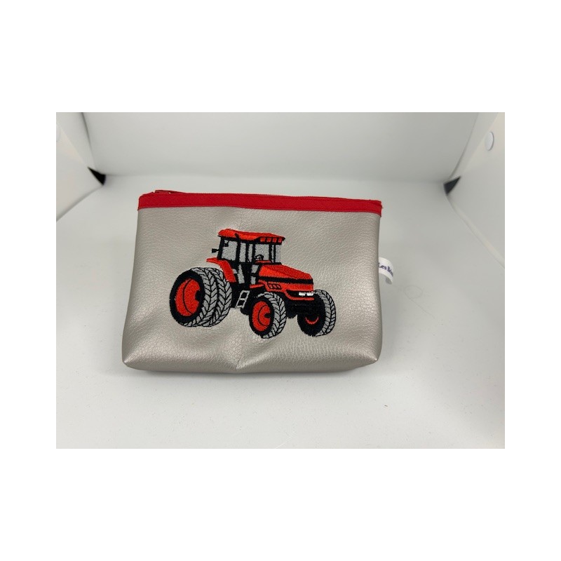 Petite pochette trateur rouge