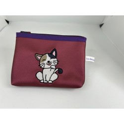Petite pochette chat