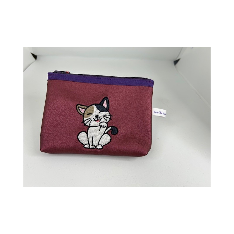 Petite pochette chat