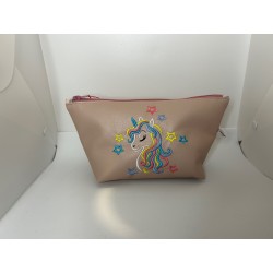 Pochette tête de licorne